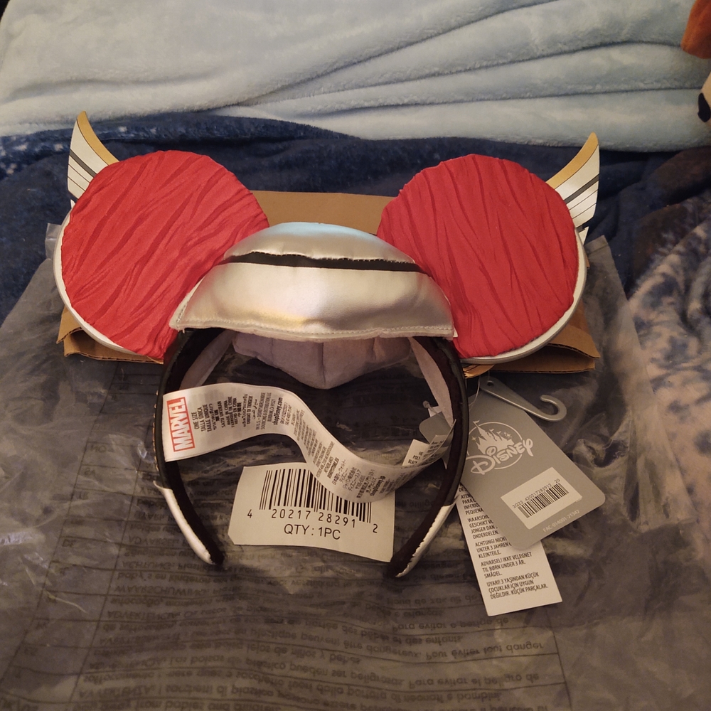 💜SOLD💜Disney Parks Mighty Thor Love & Thunder Ear Headband NWT RELEASED 2022 - Picture 3 of 7